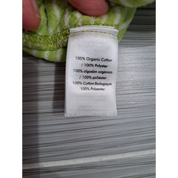 Hanna Andersson Moon And Back Baby Sleep Sack Green Striped Organic Cotton Small - Picture 6 of 8